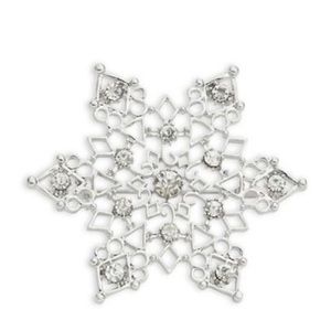 NWT Lord and Taylor Snowflake Pin / Broach